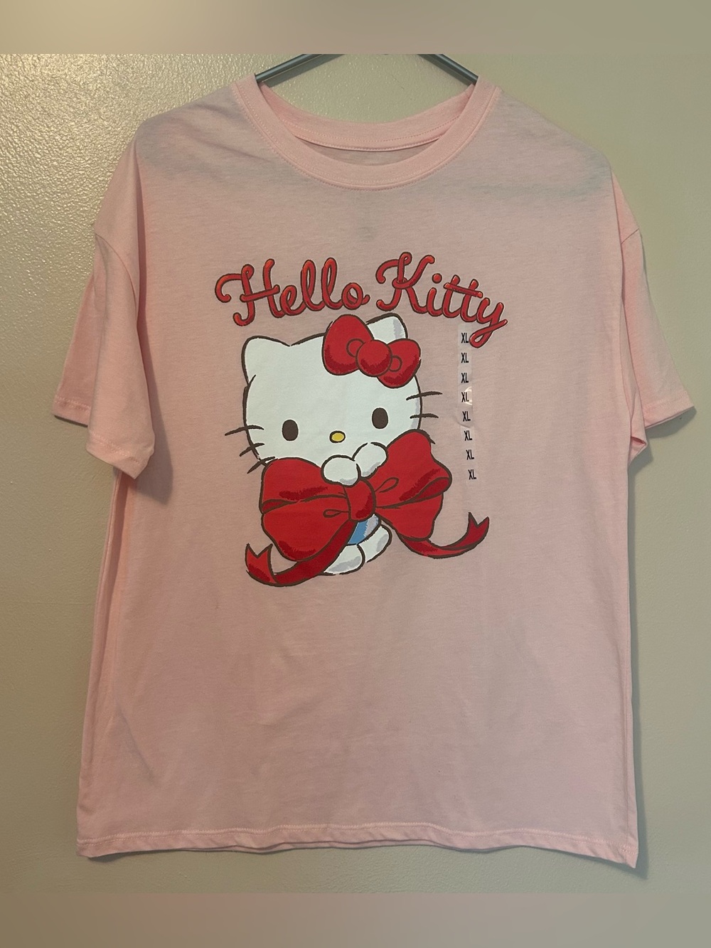 Hello Kitty Pink Graphic Cotton T-Shirt